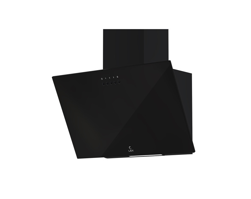 Вытяжка кухонная наклонная MOZA 450 BLACK Вытяжка кухонная наклонная MOZA 450 BLACK