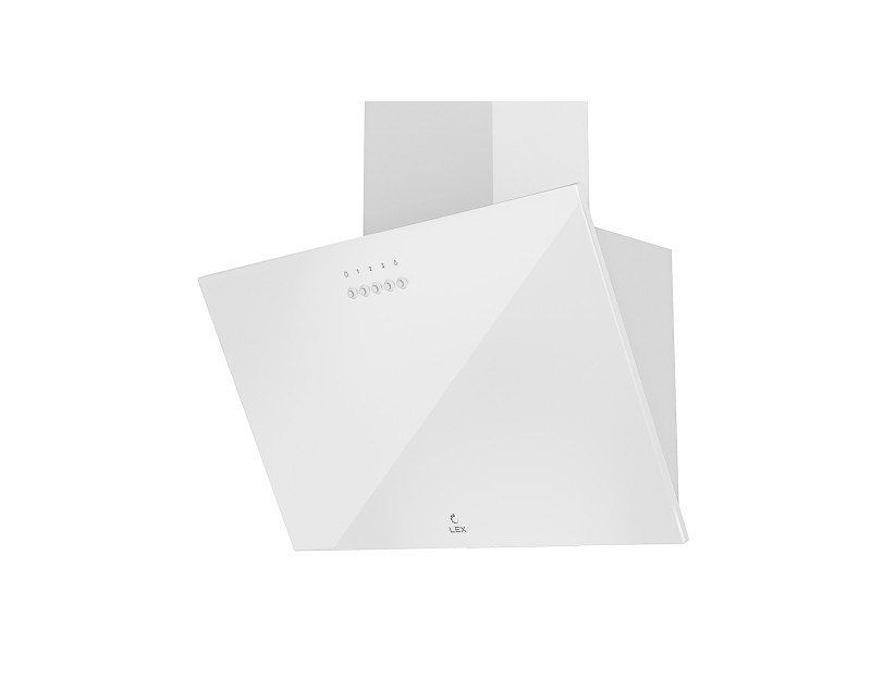 Вытяжка кухонная наклонная MOZA 450 WHITE Вытяжка кухонная наклонная MOZA 450 WHITE