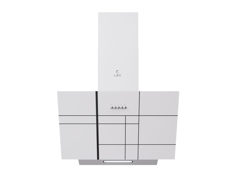 Вытяжка кухонная наклонная MOZA 600 R1 WHITE Вытяжка кухонная наклонная MOZA 600 R1 WHITE