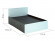 КР-902 (кровать с ящиками) Прага 145 см КР-902 (кровать с ящиками) Прага 145 см