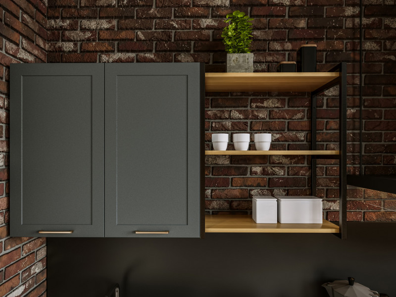 Кухня Квадро - длина 3,8 м Кухня Квадро - длина 3,8 м